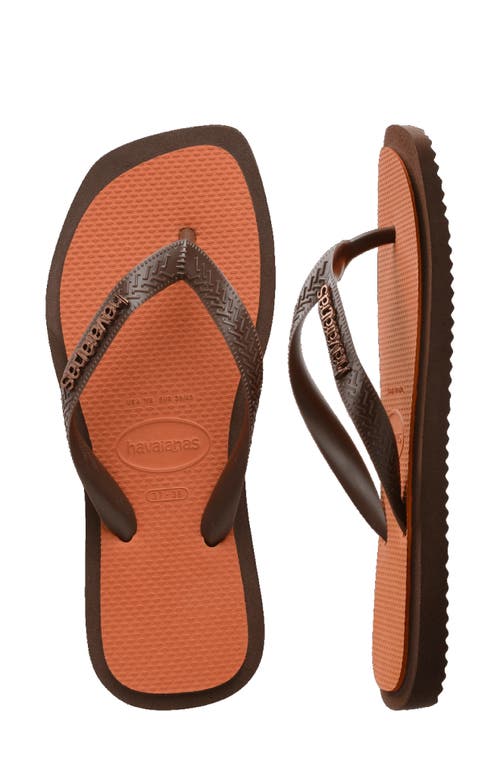 HAVAIANAS HAVAIANAS FUSION SQUARE LOGO FLIP FLOP 