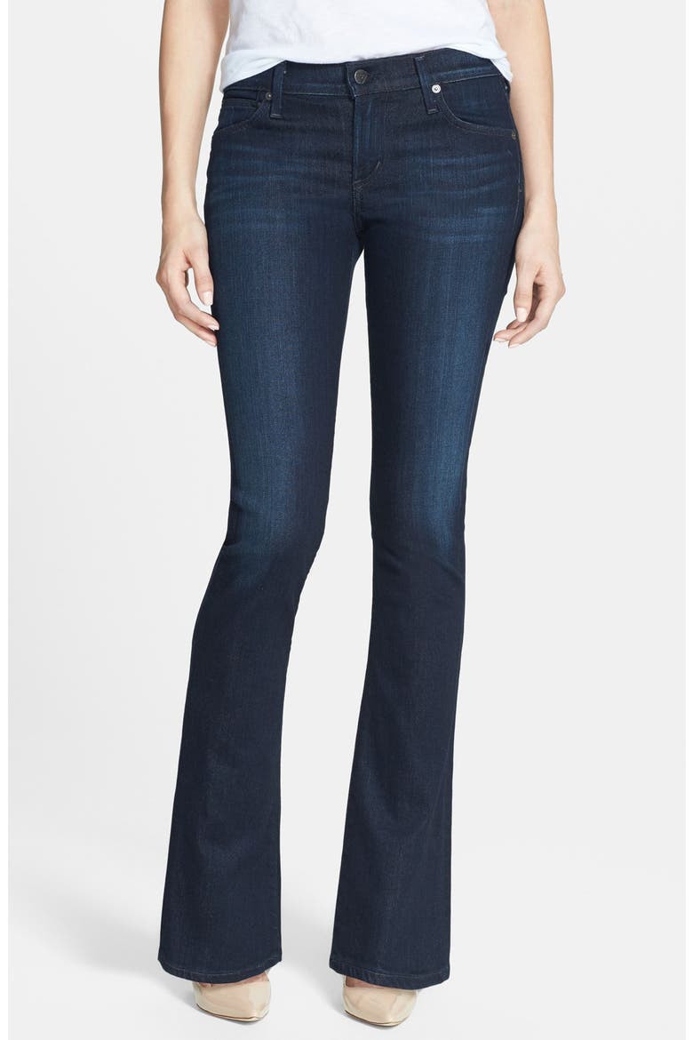 'Emmanuelle' Bootcut Jeans, Main, color, SPACE