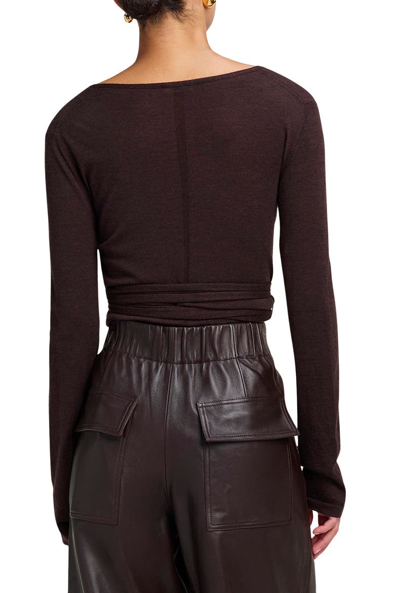 Emma Merino Wool Sweater, Alternate, color, GANACHE