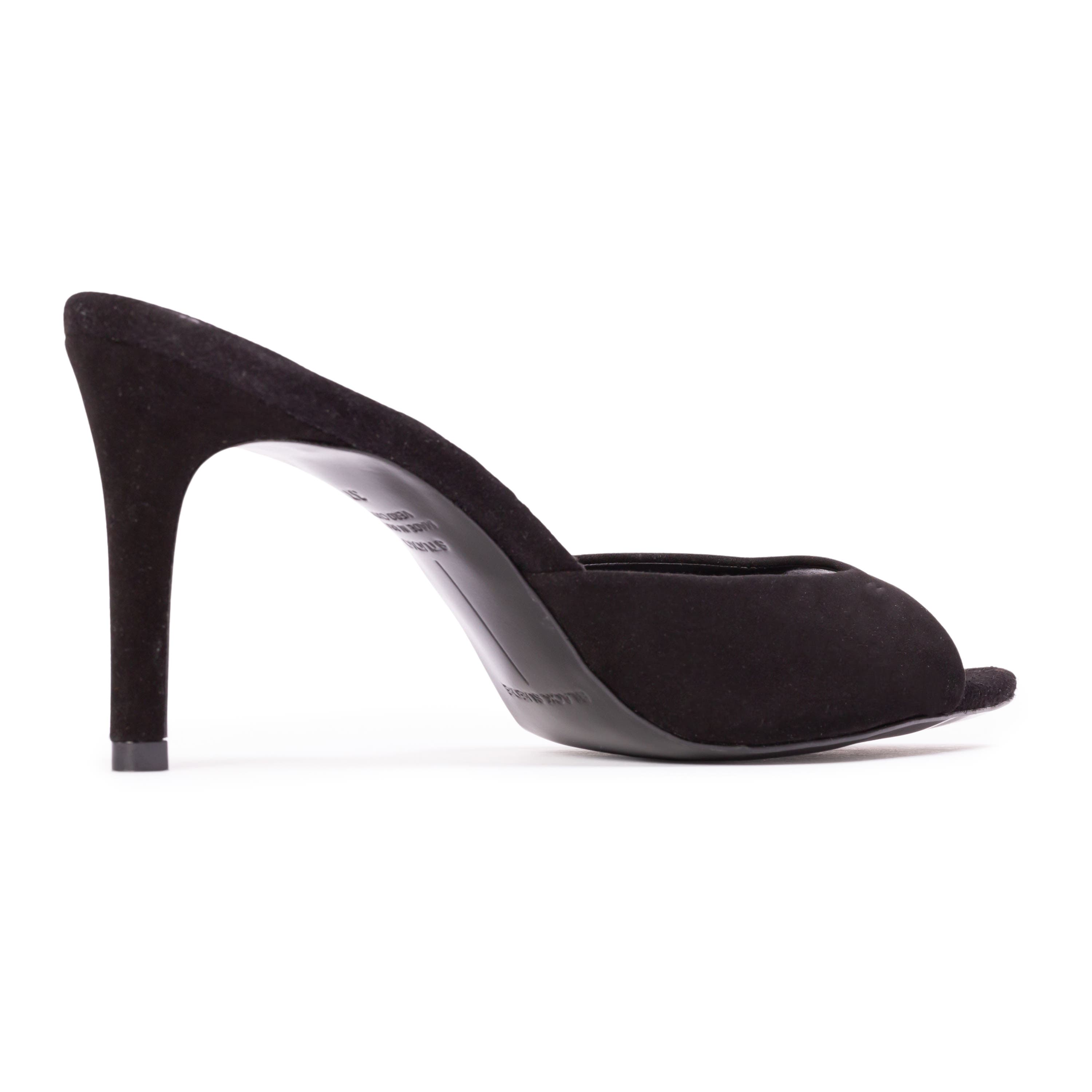 BLACK SUEDE STUDIO Brea 80 Suede Mule, Alternate, color, Black Suede