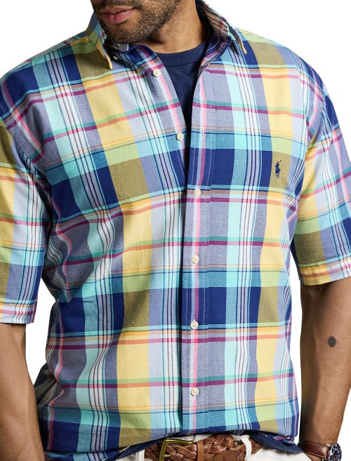 Polo Ralph Lauren Big & Tall Plaid Oxford Sport Shirt