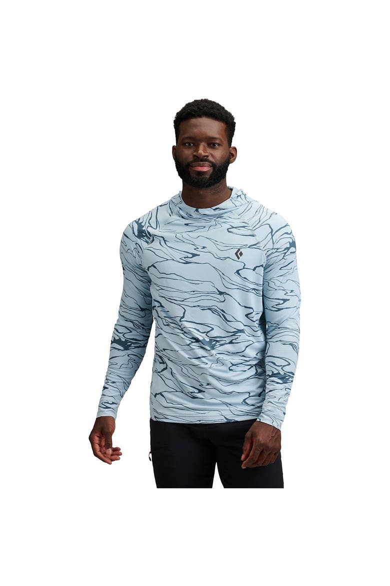 Alpenglow Hooded Shirt - Men's, Main, color, Relief/Fog Blue/Midnight Blue
