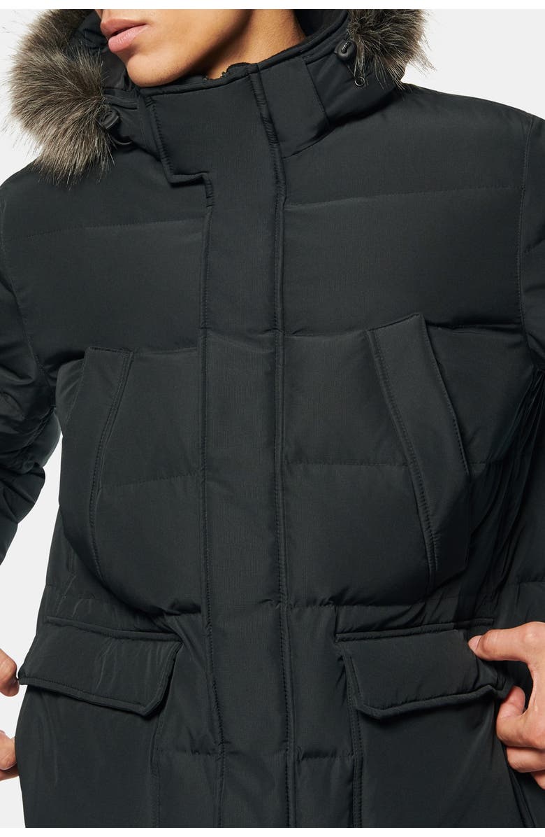 Andrew Marc Fullarton Faux Fur Trim Jacket, Alternate, color,