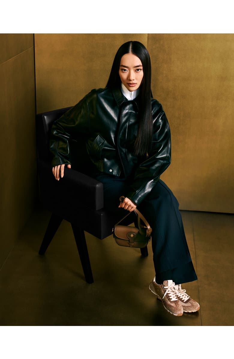 Bally Quarry Sneaker in Bone Pony Hair, Alternate, color, White