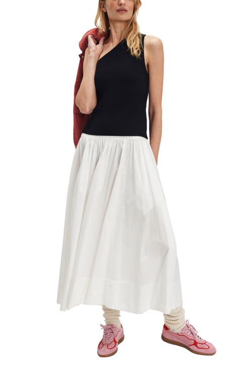 Free People Jayne One Shoulder Open Back Tank Top In Black