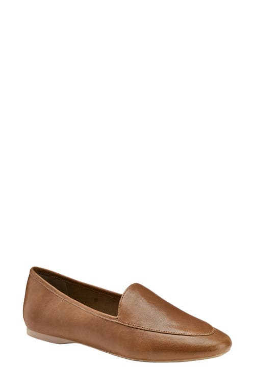 Birdies Vesper Leather Flat in Hazelnut Leather 