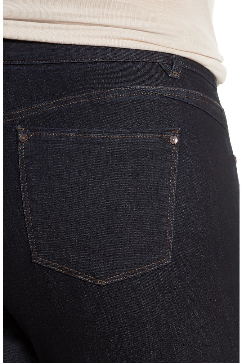 Ab-Solution Straight Leg Jeans (Nordstrom Exclusive), Alternate, color, INDIGO