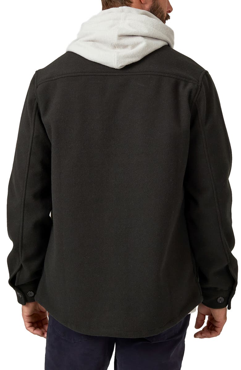 7 Diamonds Generation Brushed Flannel Button-Up Shirt Jacket, Alternate, color, Olive