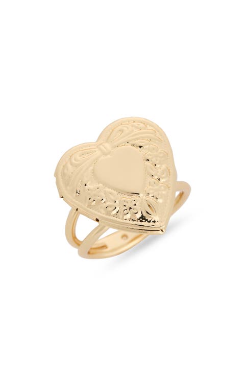 Heart Locket Ring