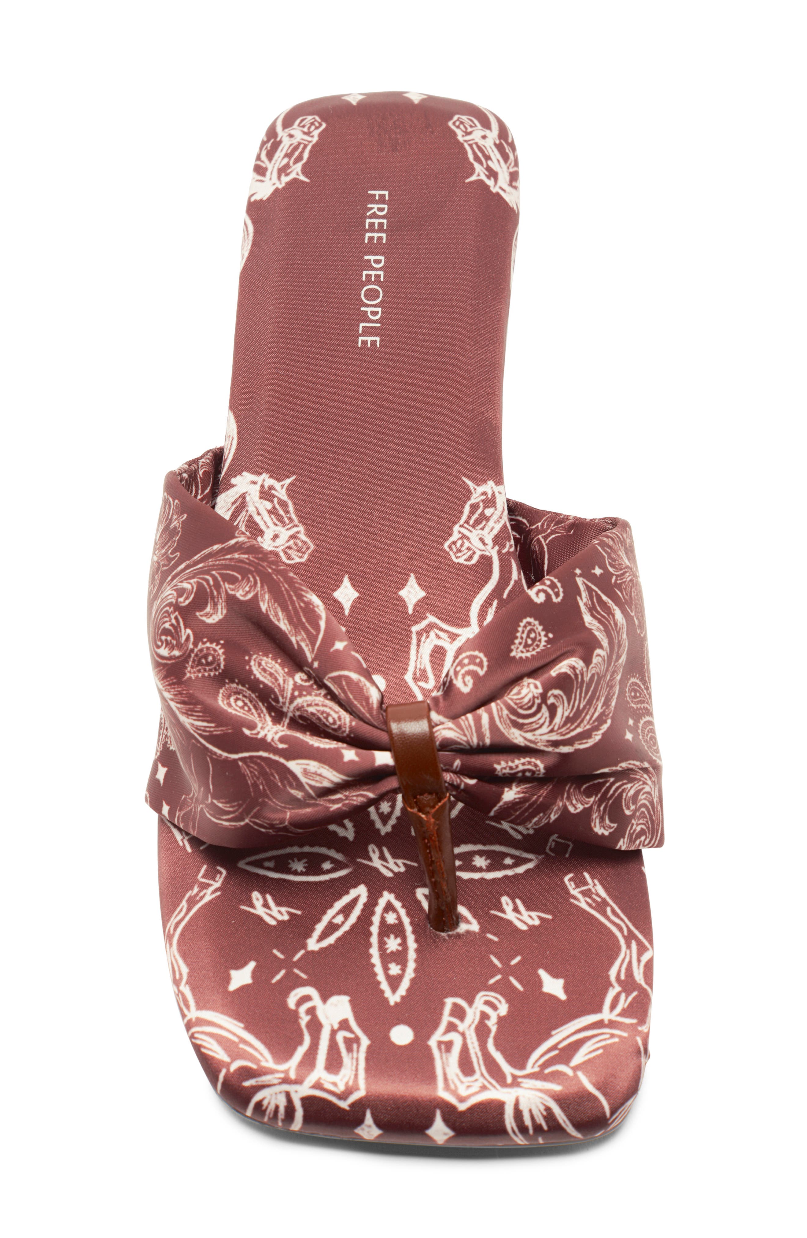 Free People Tia Print Slide Sandal, Alternate, color, 