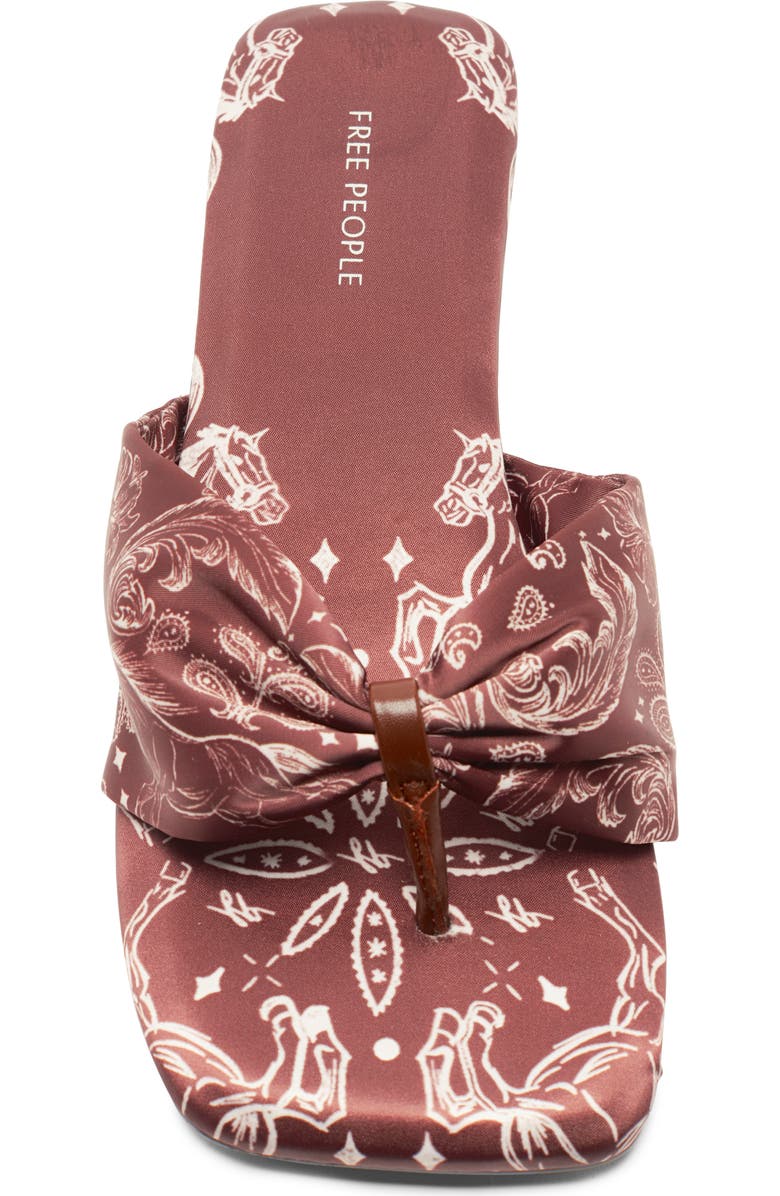 Free People Tia Print Slide Sandal, Alternate, color,