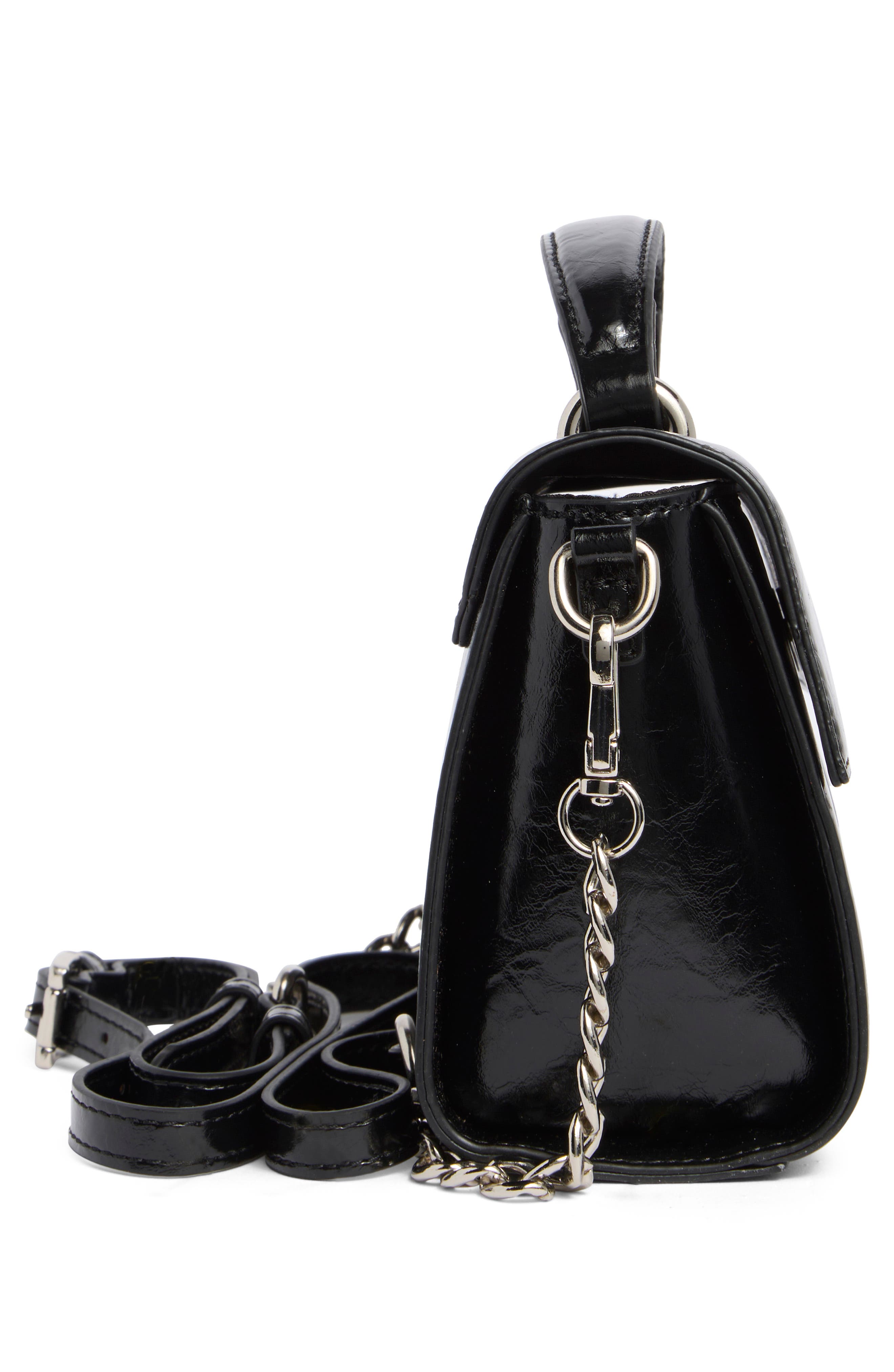 Madden Girl Asymmetric Convertible Top Handle Bag, Alternate, color, 