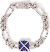 Off-White Lapis Lazuli Arrow Chain Bracelet