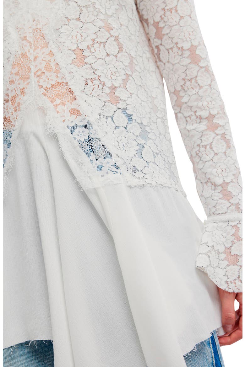 First Crush Lace Tunic, Alternate, color, IVORY