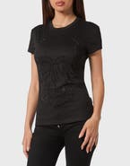 PHILIPP PLEIN T-Shirt Round Neck Skull Women