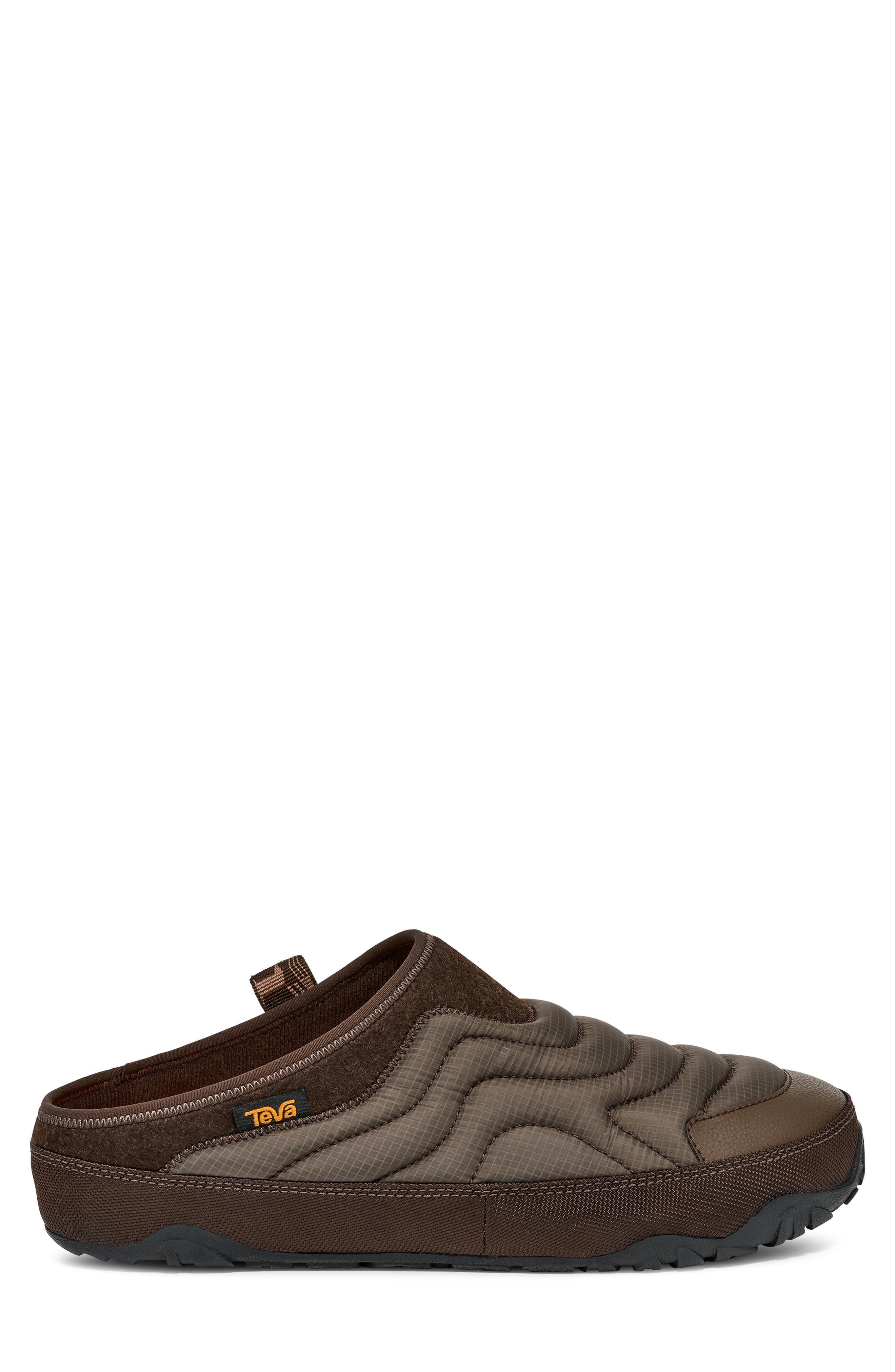 ReEmber Terrain Quilted Mule, Alternate, color, SLATE BLACK/ CHOCOLATE BROWN