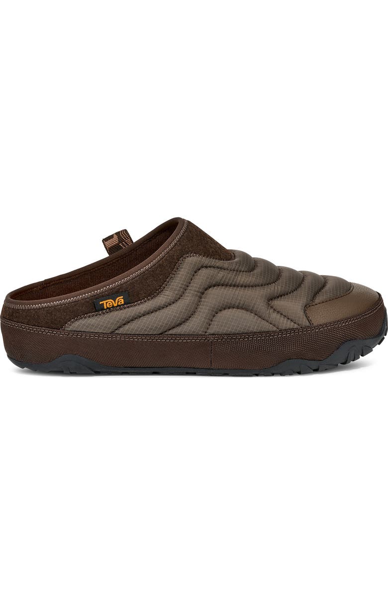 Teva ReEmber Terrain Quilted Mule, Alternate, color, Slate Black/ Chocolate Brown