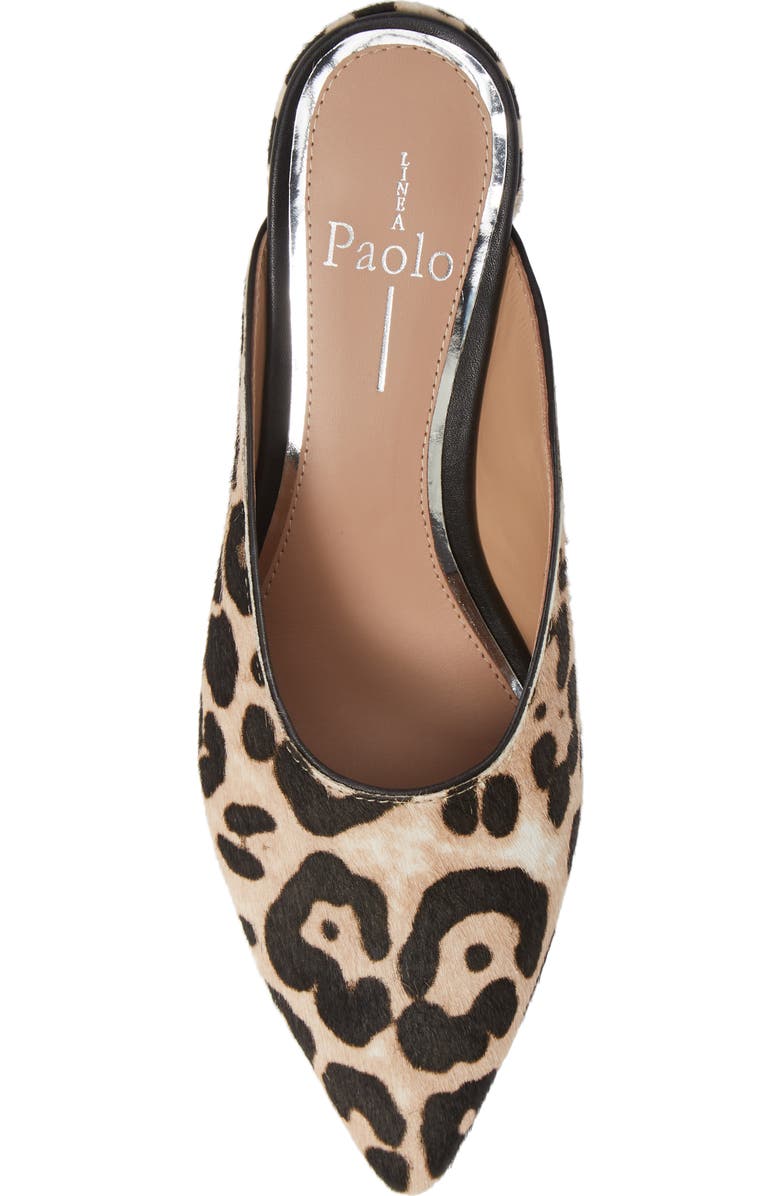Linea Paolo Zadie II Genuine Calf Hair Mule, Alternate, color, Leopard Haircalf