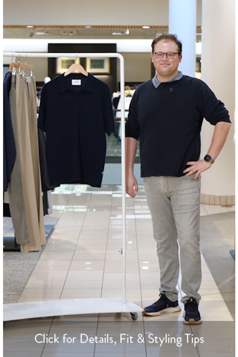 Paul Textured Organic Cotton Knit Polo video