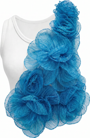 ÚCHÈ Floral Applique Tank Top
