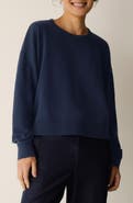 Eileen Fisher Organic Cotton Crop Sweatshirt