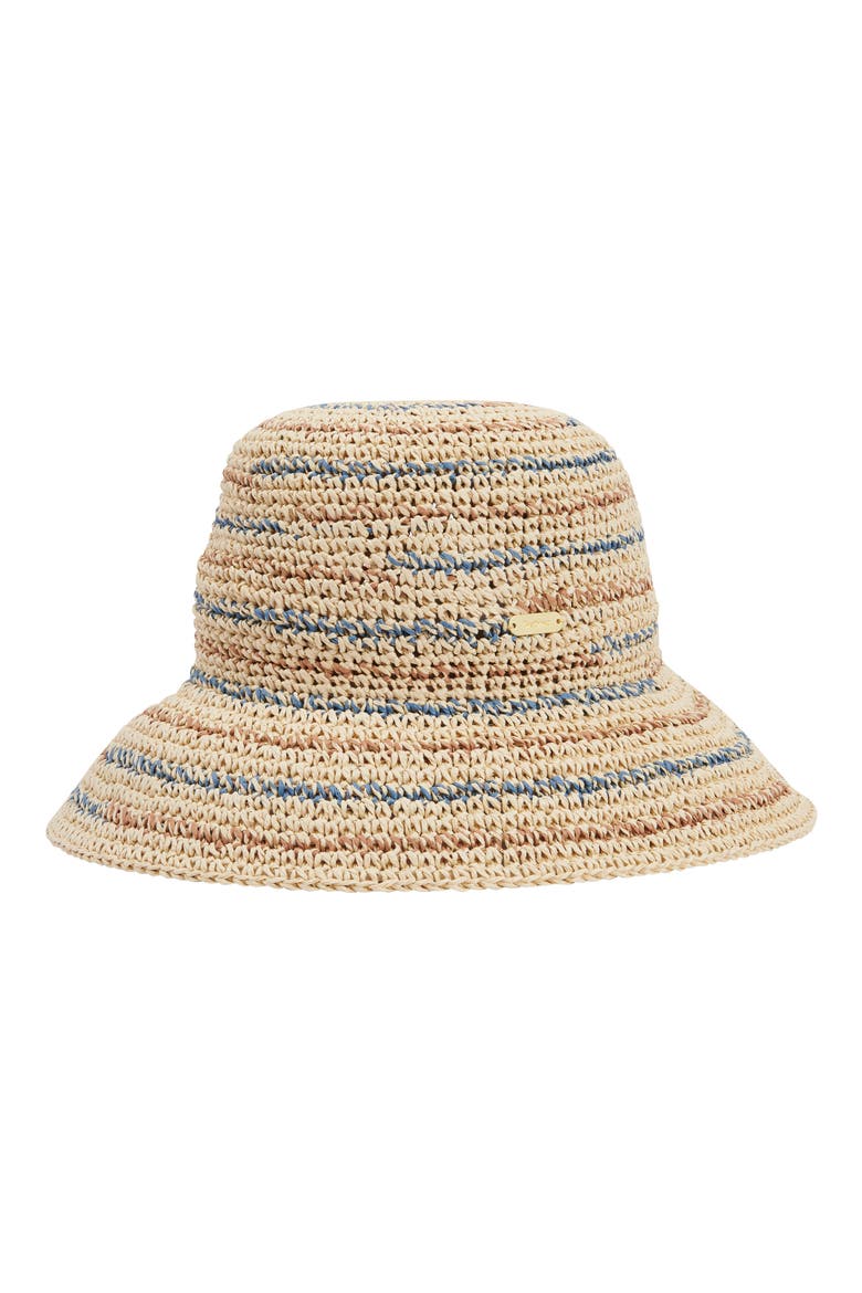 Kelley Straw Cloche Hat, Alternate, color, BRAN/ DE