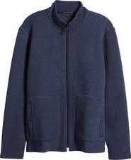 Robert Barakett Steep Rock High Collar Double Knit Jacket