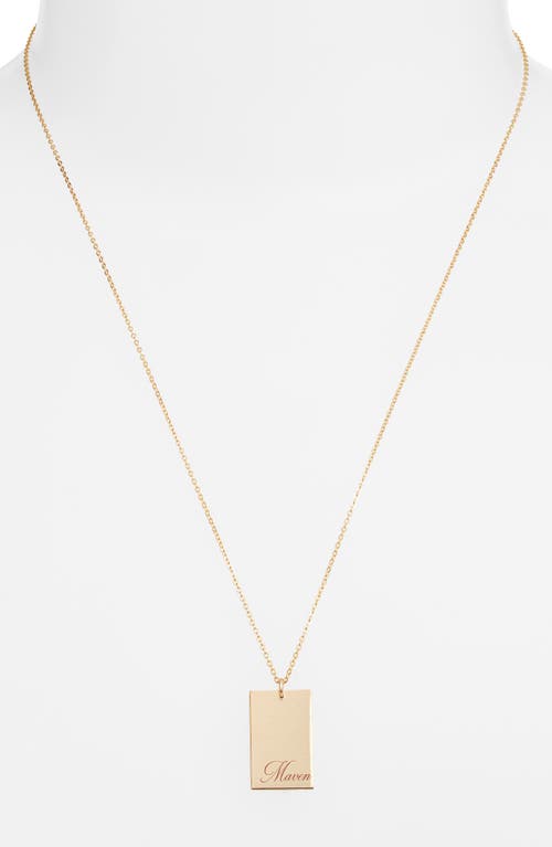 Set & Stones Stella Personalized Pendant Necklace