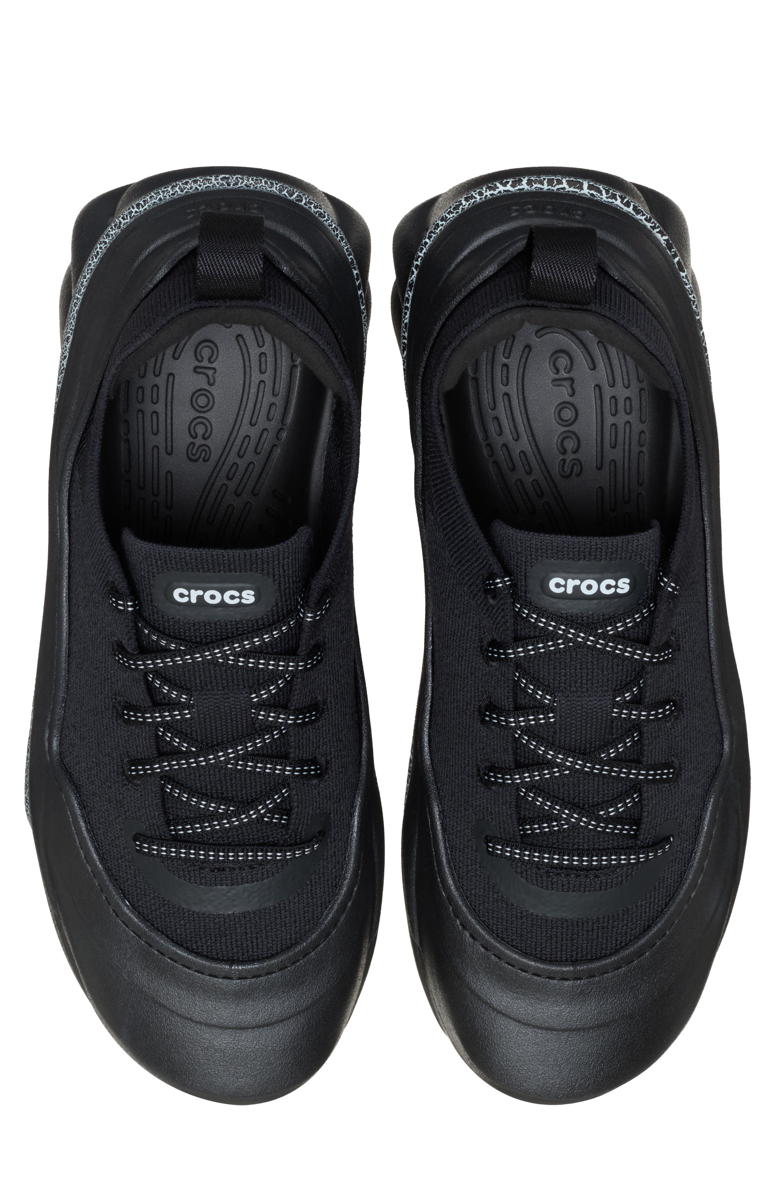 CROCS Echo Surge Sneaker, Alternate, color, Black