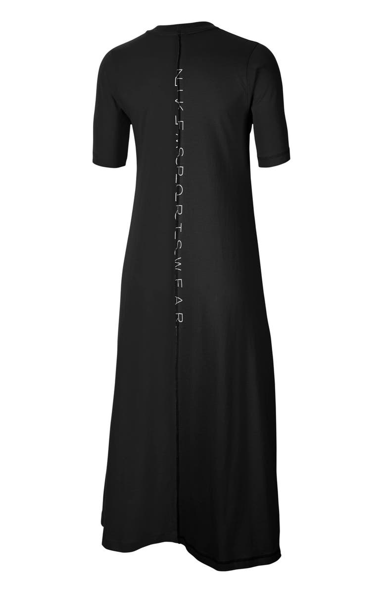 Nike Sportswear Organic Cotton Short Sleeve Midi Dress, Alternate, color,