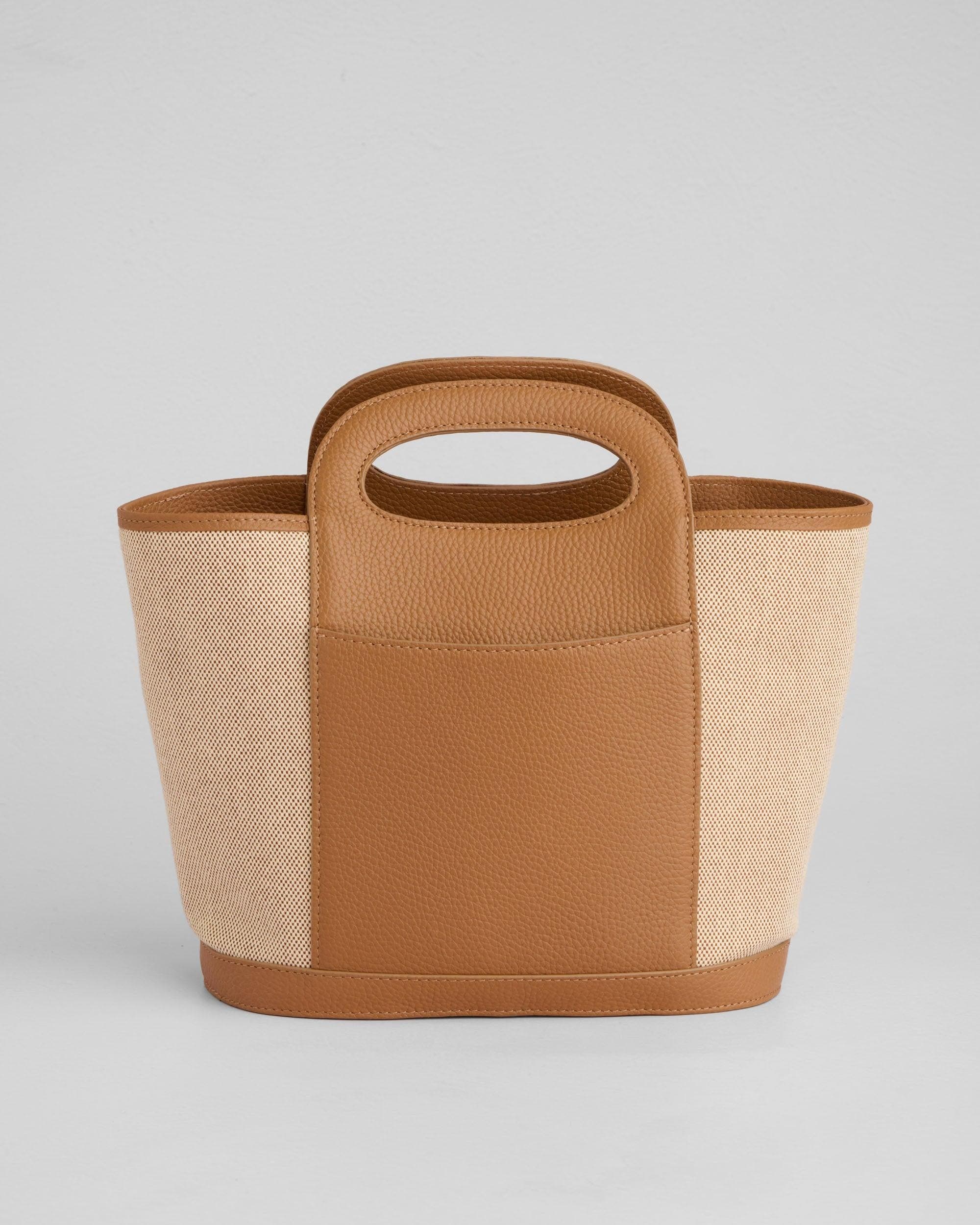 Berwick Canvas & Leather Bag, Alternate, color, Maple