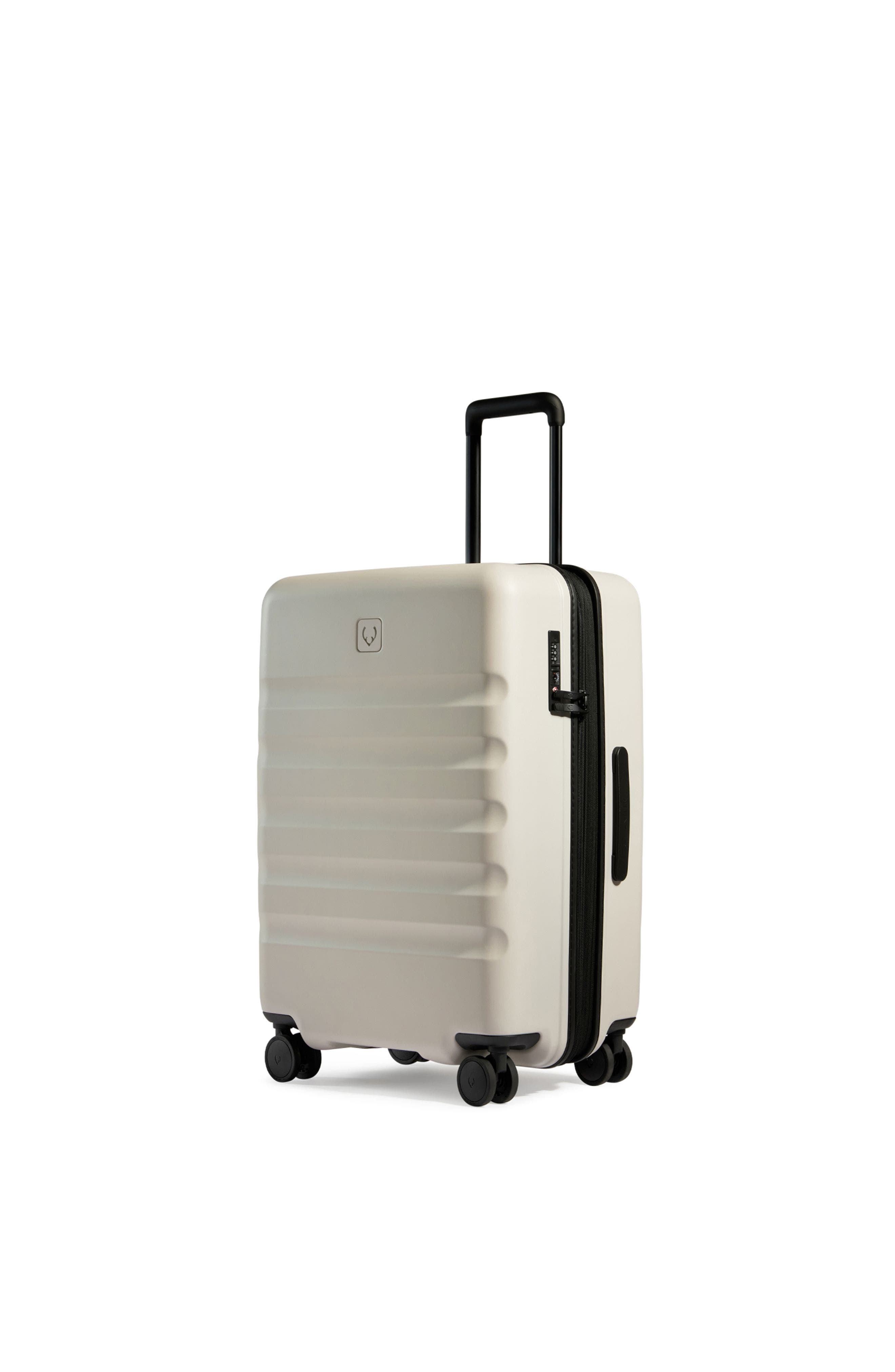 ANTLER Icon Stripe Medium Suitcase, Main, color, Taupe