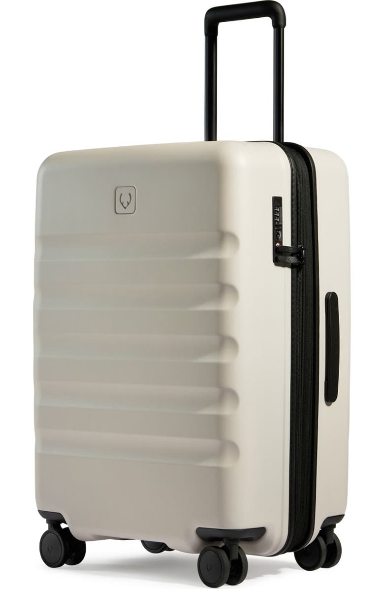 ANTLER Icon Stripe Medium Suitcase, Main, color, Taupe