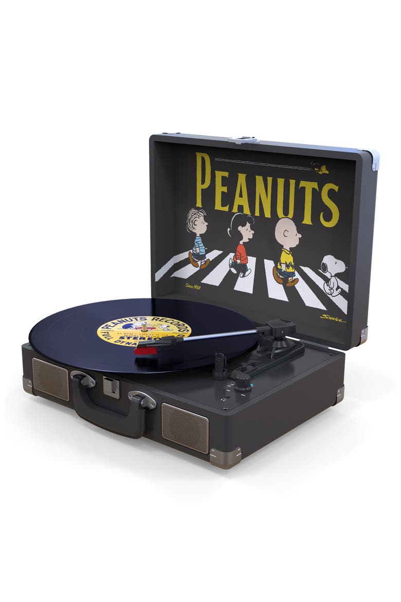 Wireless Suitcase Turntable, Main, color, BLACK