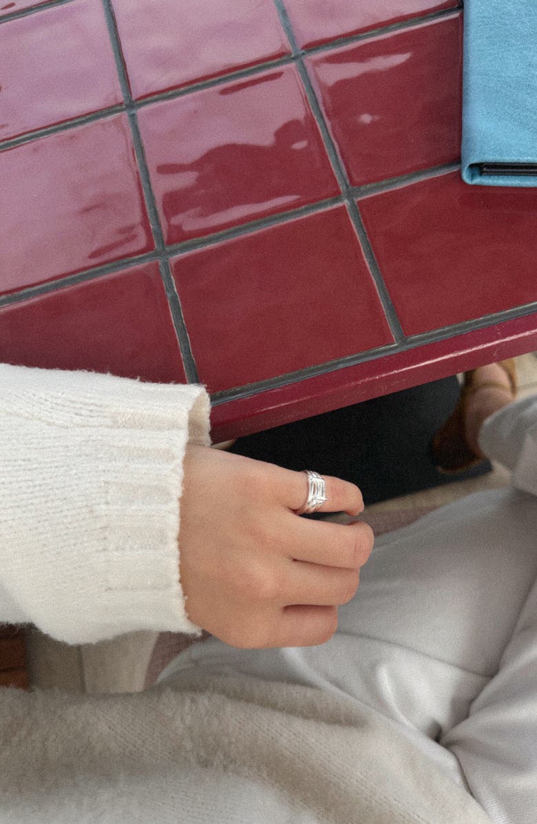 Joiana Jewelry Rowe Ring, Alternate, color, Silver