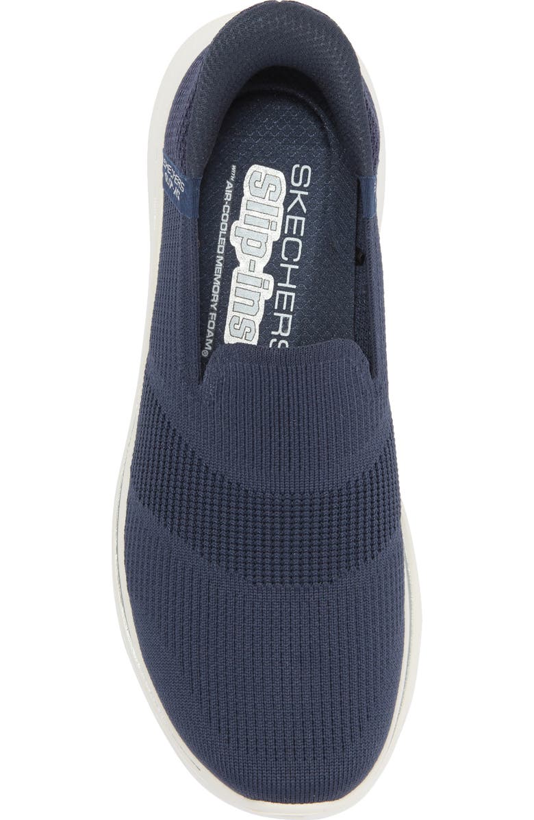 SKECHERS Go Walk 7 Slip-On Sneaker, Alternate, color, Navy/ Aqua