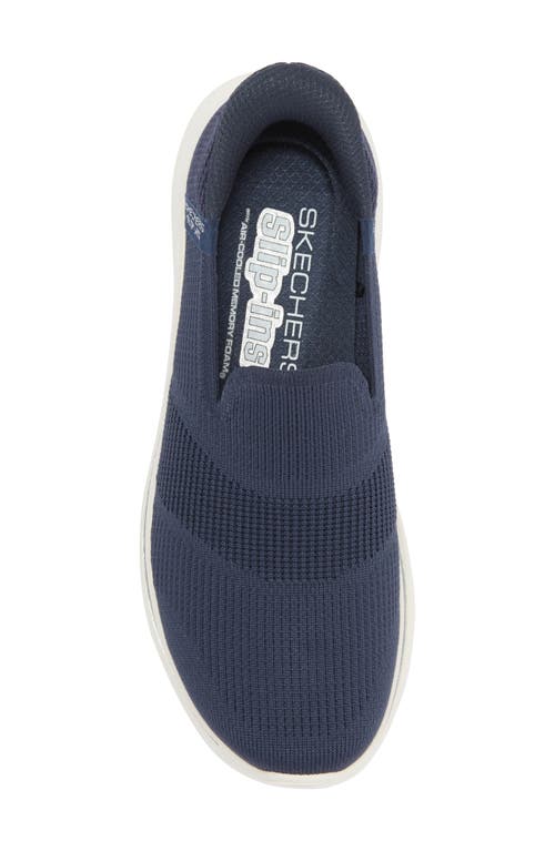 Skechers Go Walk 7 Slip-on Sneaker In Navy/aqua