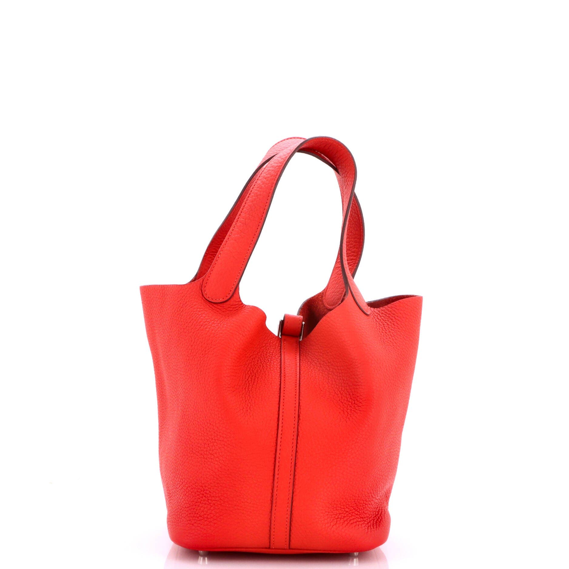 Picotin Lock Bag Clemence MM, Alternate, color, Red