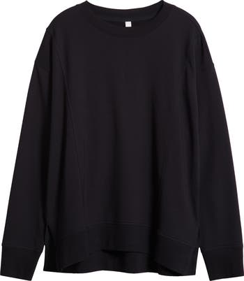 Zella Luxe French Terry Sweatshirt | Nordstrom