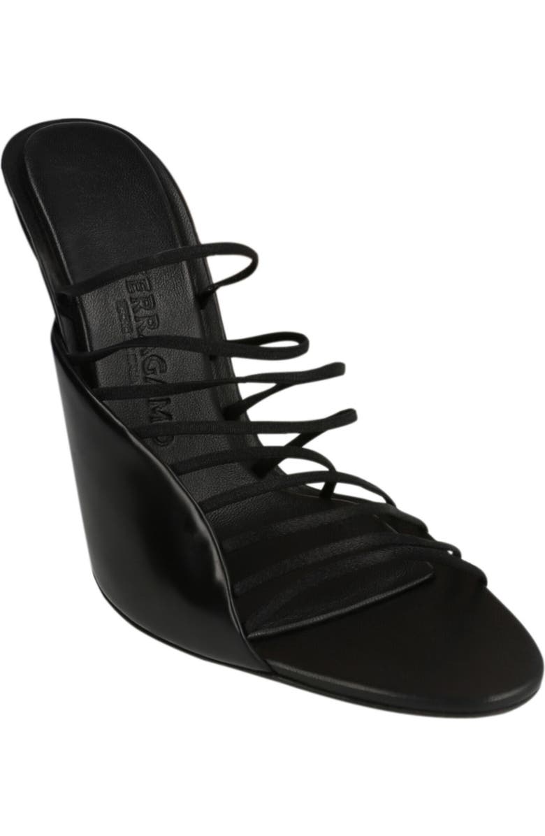 FERRAGAMO Altaire Strappy Sandal, Main, color, Black