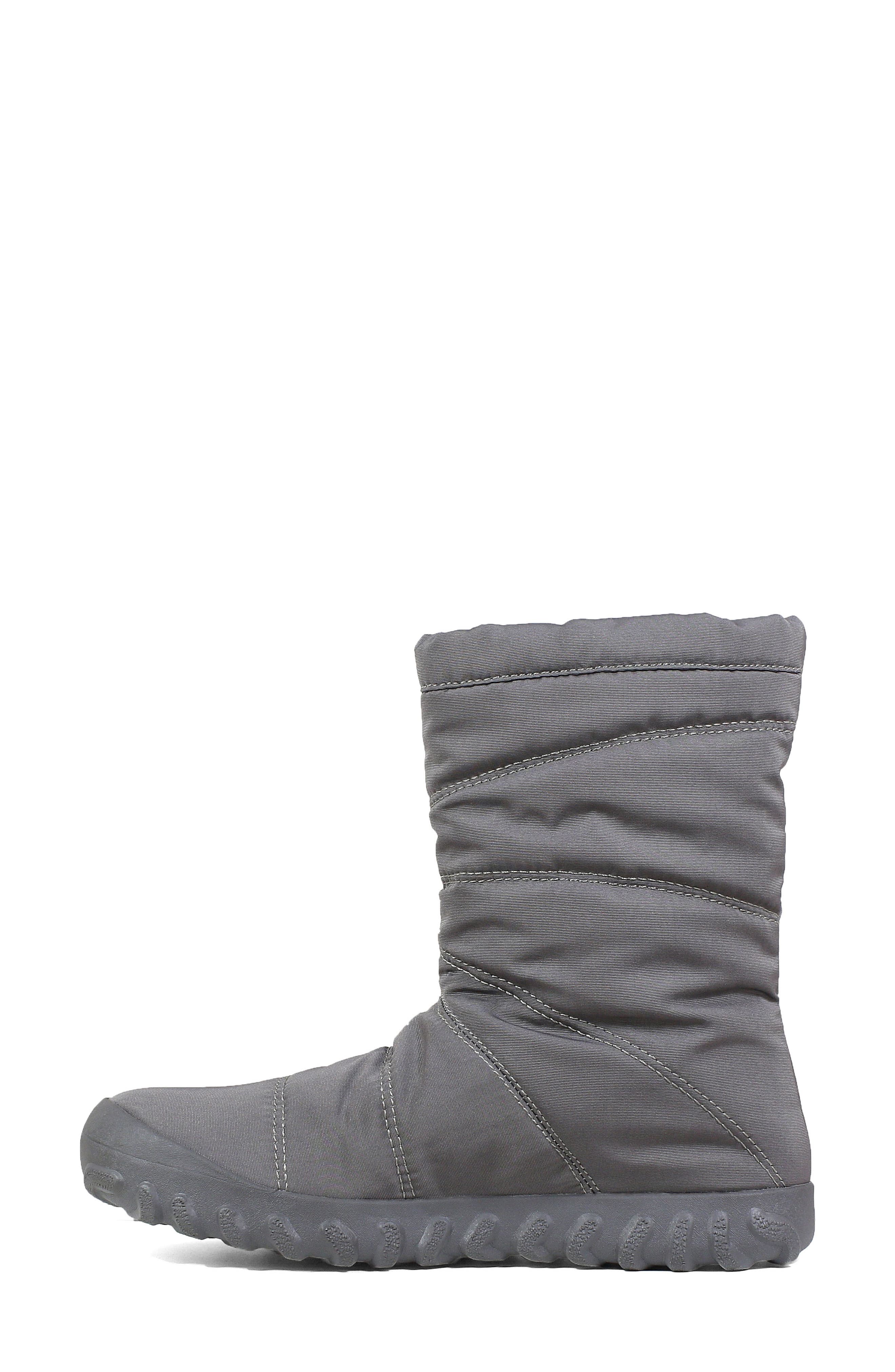 Puffy Insulated Waterproof Boot, Alternate, color, DARK GREY