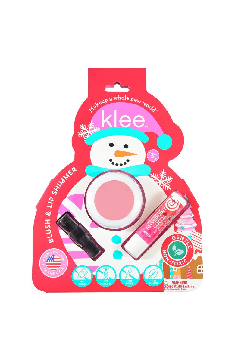 Klee Naturals Crystal Glow - Kids' Holiday Blush and Lip Shimmer Set, Alternate, color, Multi