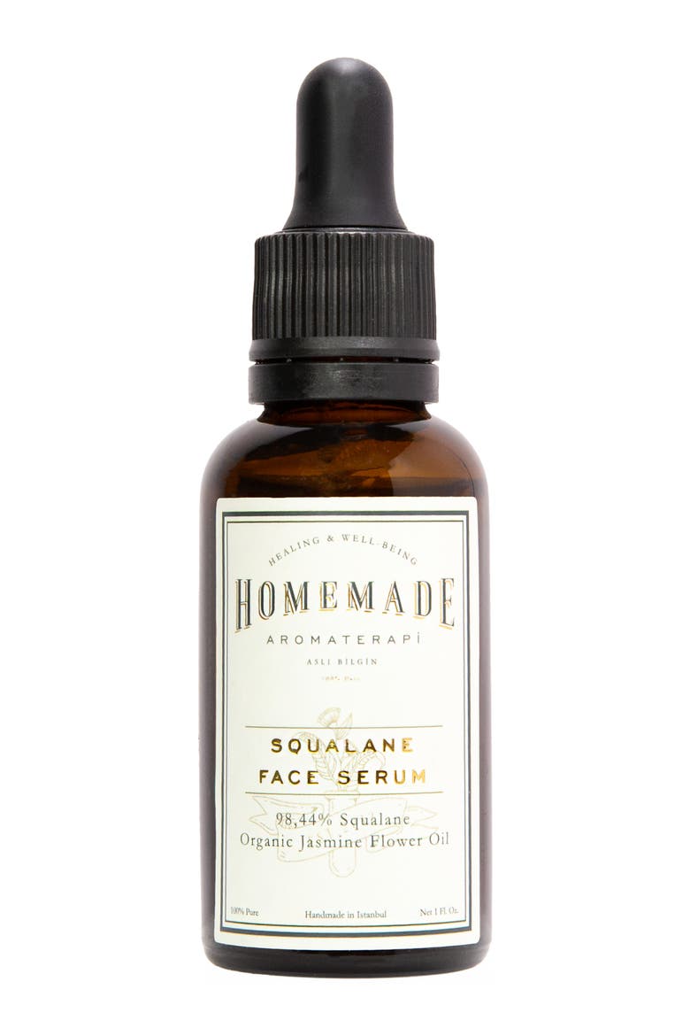 Squalane Jasmine Hydrating Smoothing Face Serum, Alternate, color, Clear