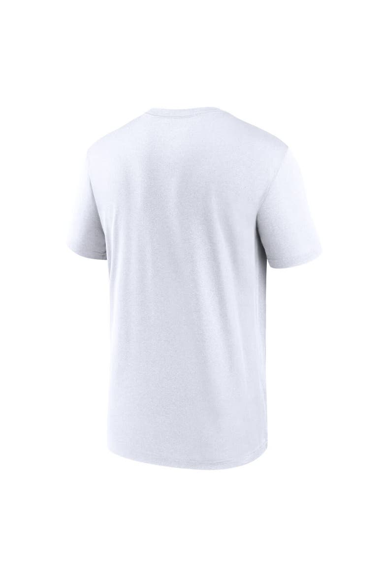 Men's Nike  White Chicago Cubs Legend Fuse Large Logo Performance T-Shirt, Alternate, color, White