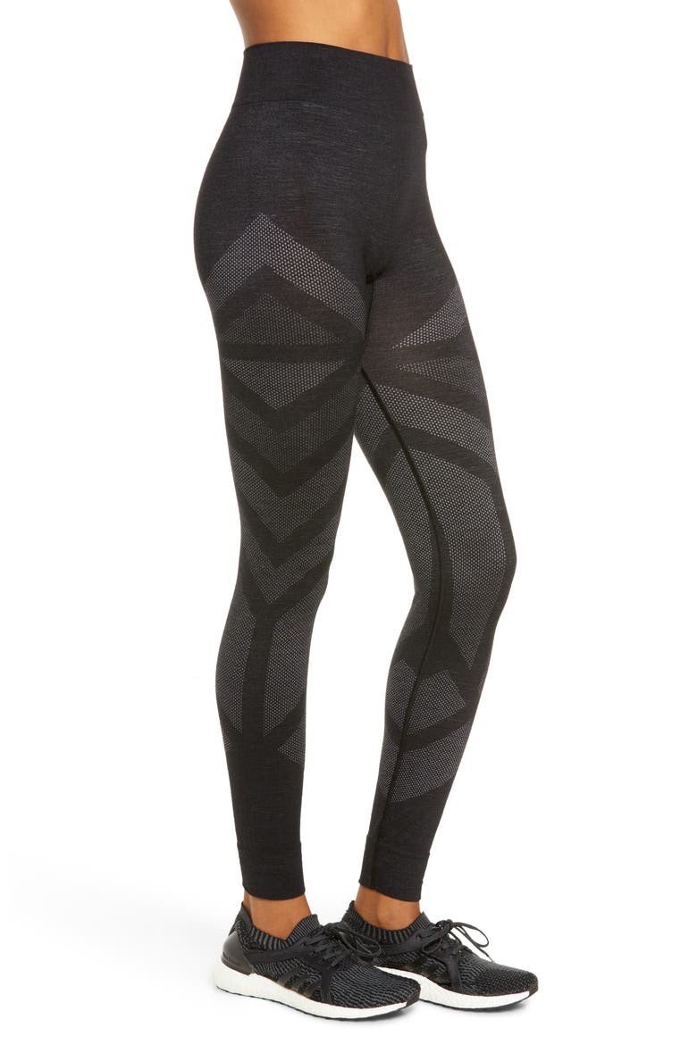 Women's Natural + Kinship Warm Base Layer Pants, Alternate, color, BLACK