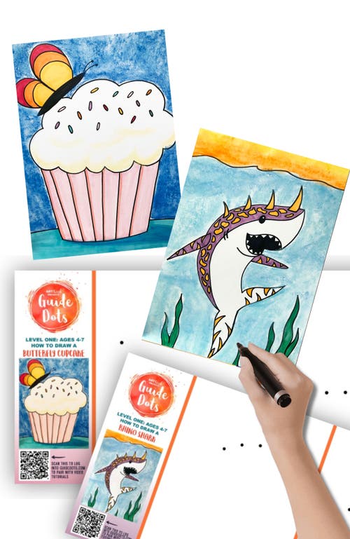 Guide Dots Add-On Art Rolls for Guide Dot's Art Kits in L1 Rhino Shark/cupcake  product