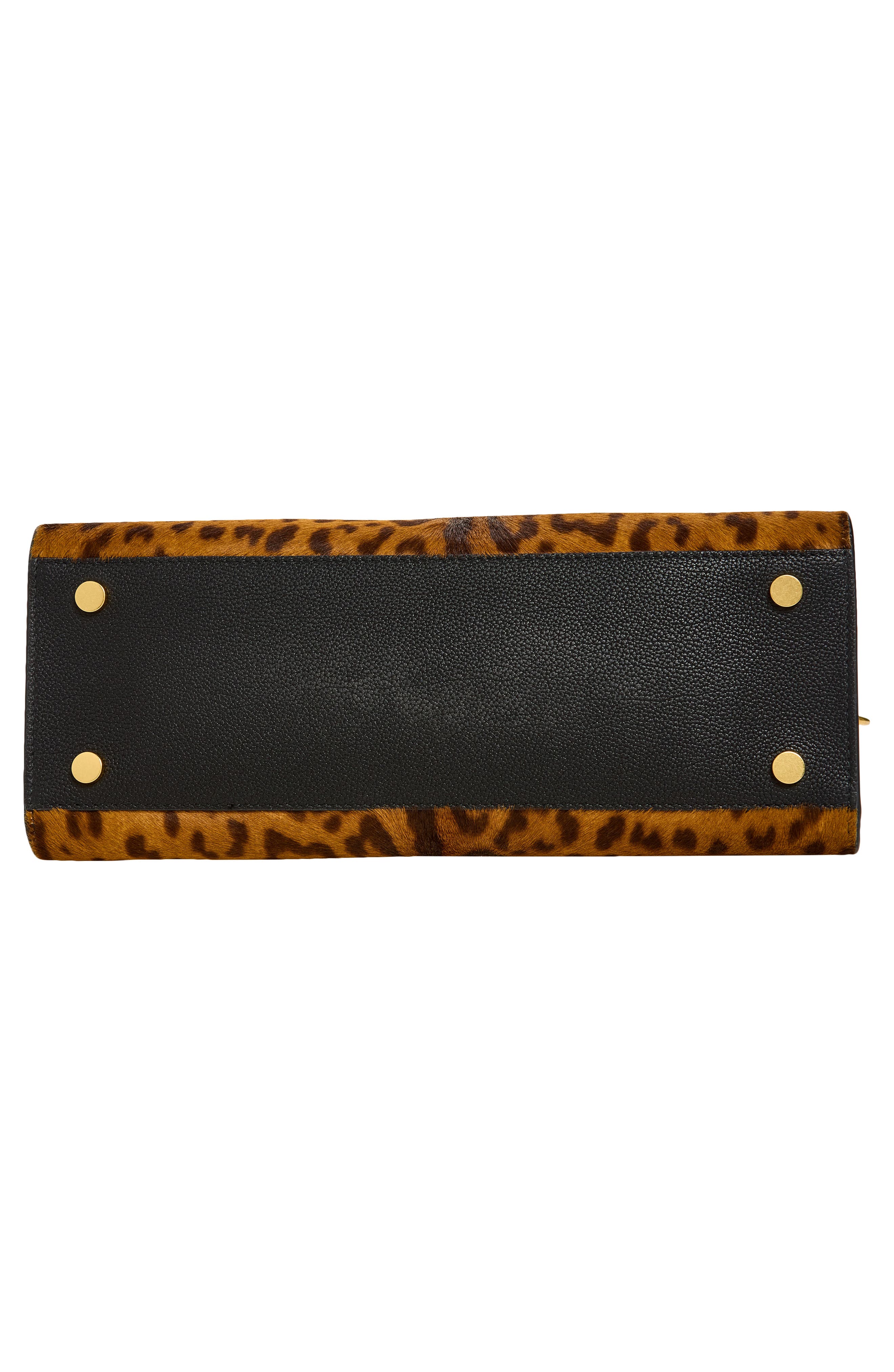 Cotswolds Genuine Calf Hair Tote, Alternate, color, LEOPARD/ BLACK