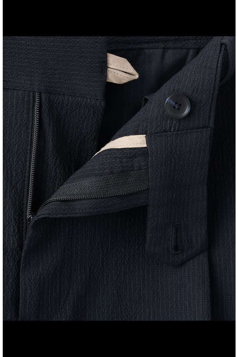 Slim Fit Seersucker Pants, Alternate, color, NAVY