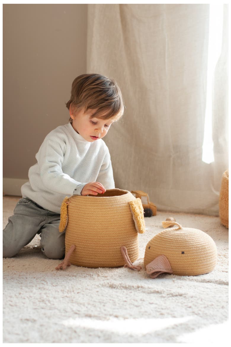 Charlie the Chicken Basket, Alternate, color, GOLDEN