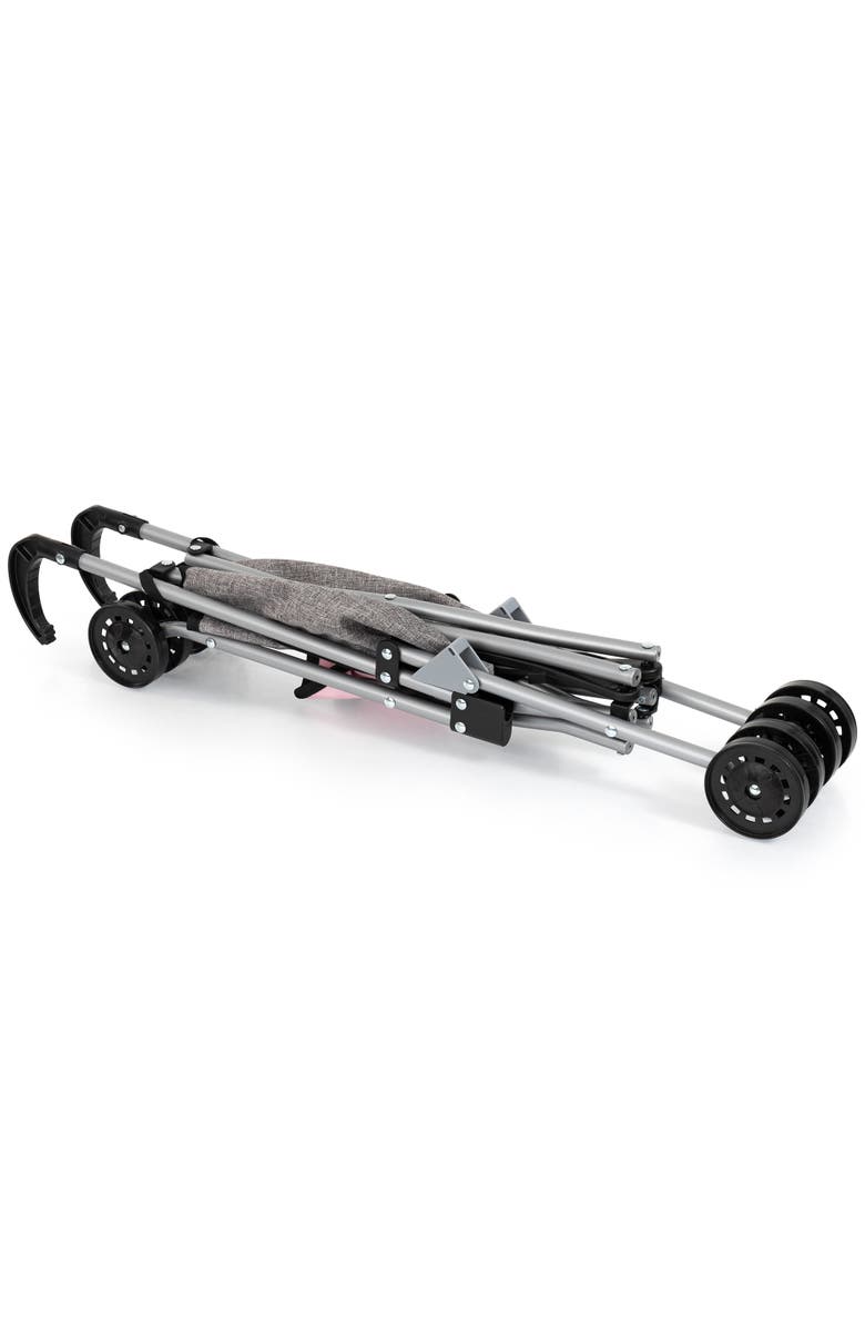 Bayer Design Doll Buggy, Umbrella Push Stroller, Storage, Accessory For Dolls Up To 18 Inches, Toddler 18mo+, Alternate, color, Multicolored